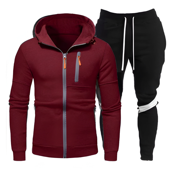 Herren Set | Kapuzensweatshirt & Jogginghose | Komfortable Kleider Linie