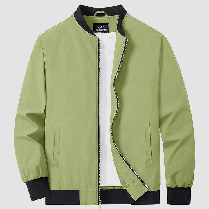 Herren Jacke | Slimfit Retro | Reißverschluss | Stehkragen