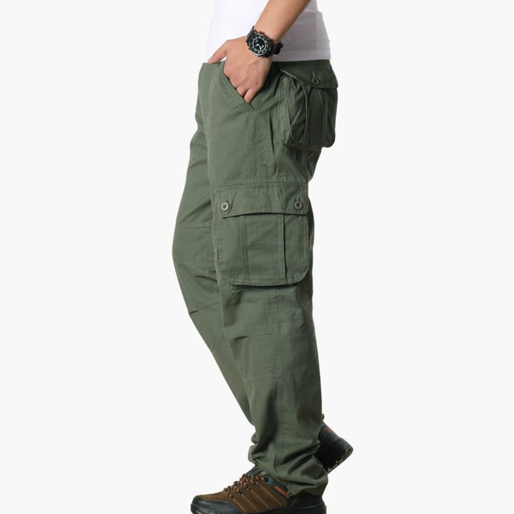 Herren Cargohose | Gerade Passform | Seitentaschen | Sommer