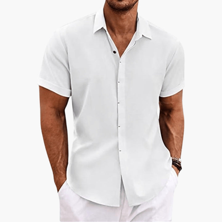Herren Kurzarmhemd | Leichtes Design | Lockerer Schnitt | Sommer