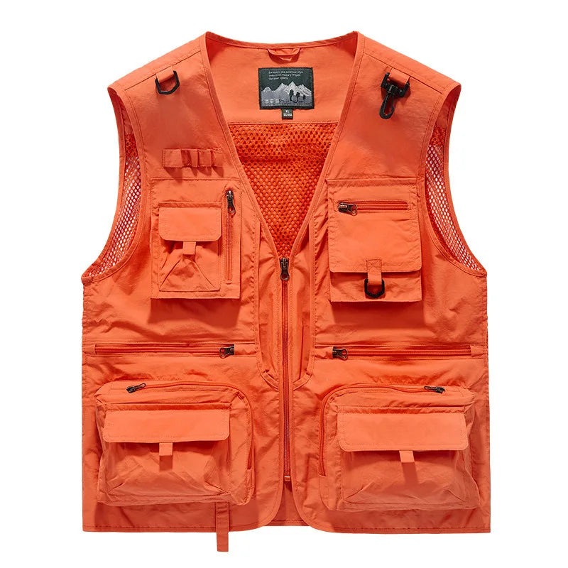 Herren Bodywarmer | Cargo | Mit Reißverschluss | Sommer