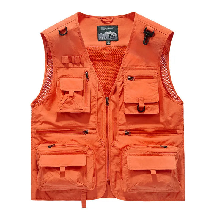 Herren Bodywarmer | Cargo | Mit Reißverschluss | Sommer