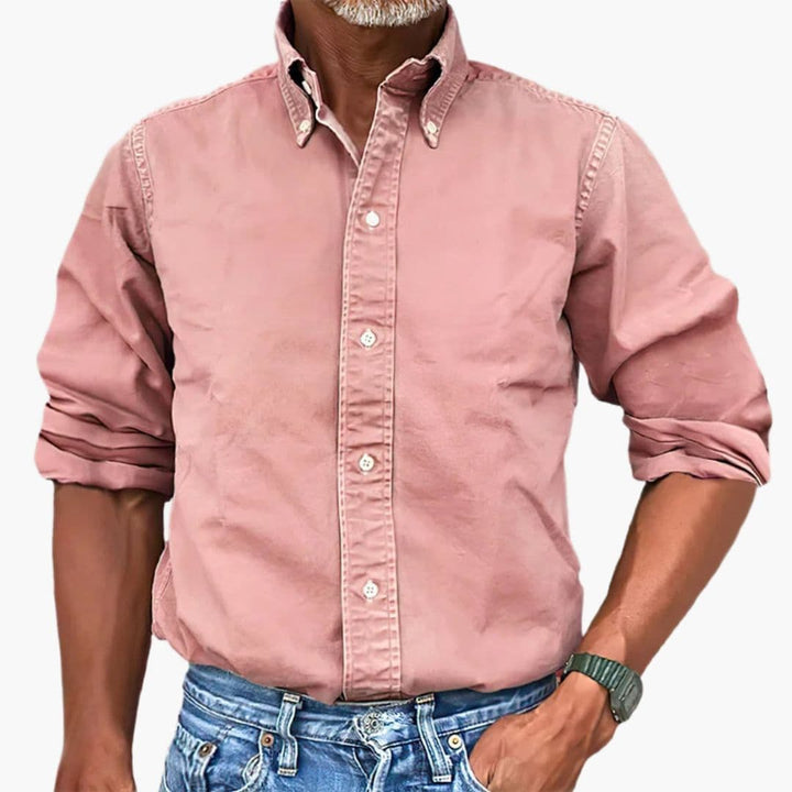 Herren Hemd | Straight | Mit Knöpfen | Sommer