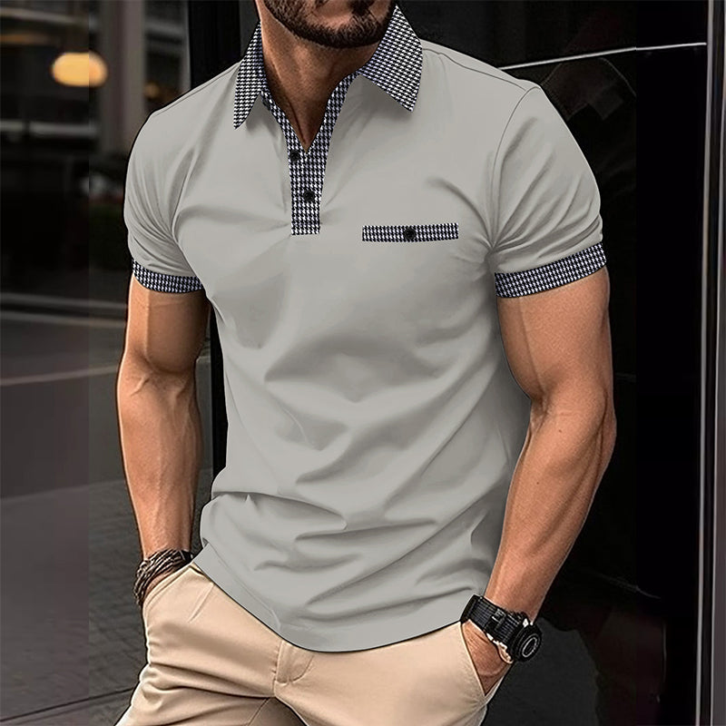 Herren Polohemd | Schmale Passform | Mit Knopfleiste | Sommer