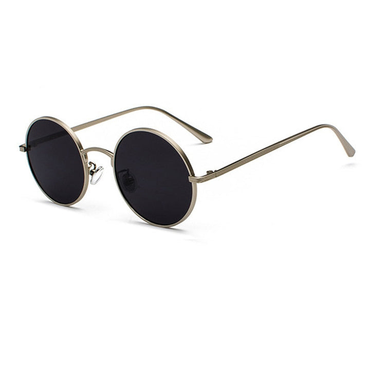 Herren Sonnenbrille | Retro Vintage | Rundes Gestell | Sommer