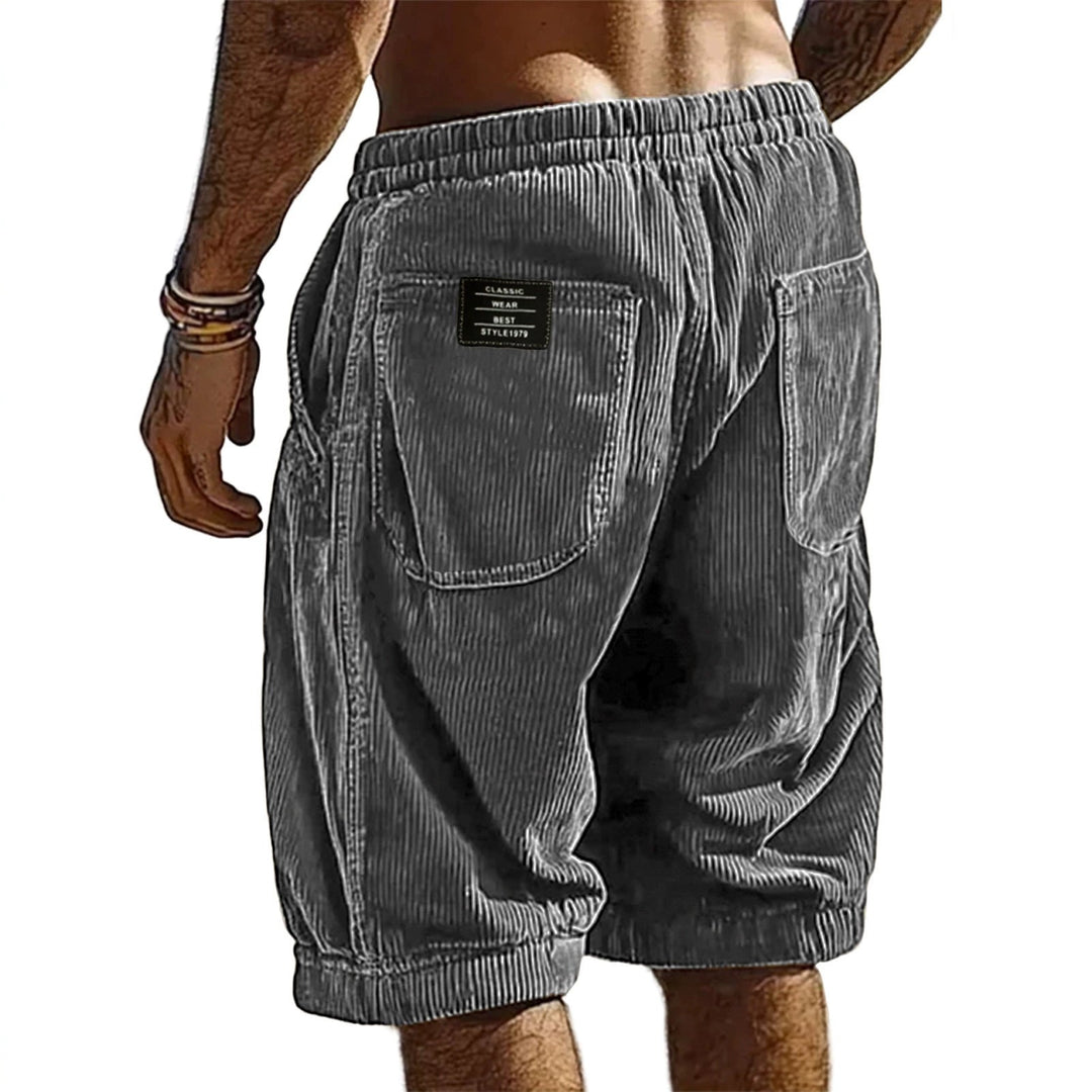 Herren Shorts | Straight | Mit Kordelzug Label | Sommer