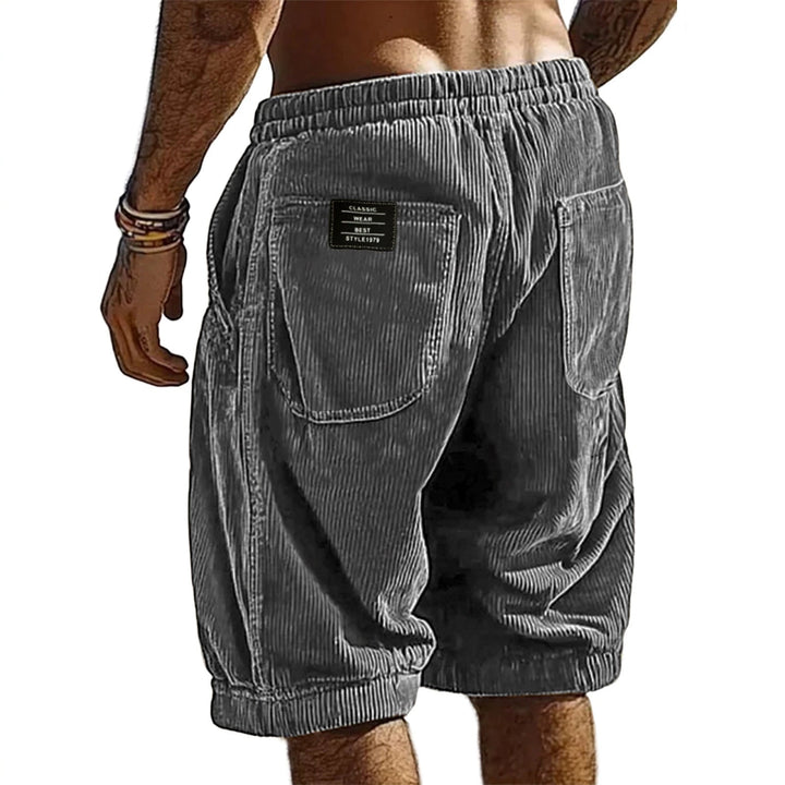 Herren Shorts | Straight | Mit Kordelzug Label | Sommer