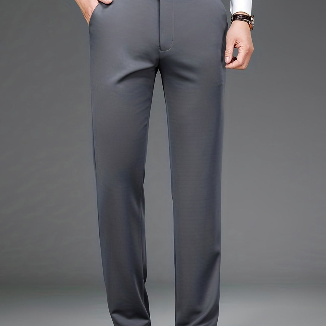 Herren Stoffhose | Gerade Passform | Eleganter Stil | Sommer