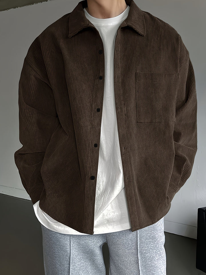 Herren Hemd | Oversized | Knopfleiste | Sommer