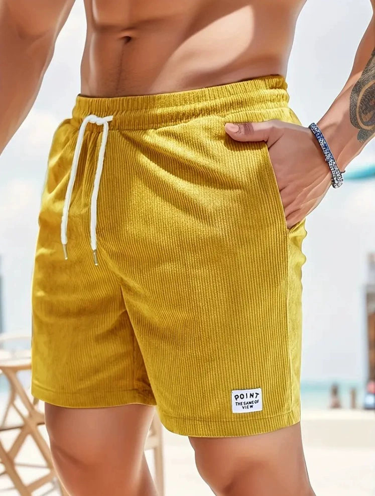 Herren Shorts | Straight | Mit Kordelzug Detail | Sommer