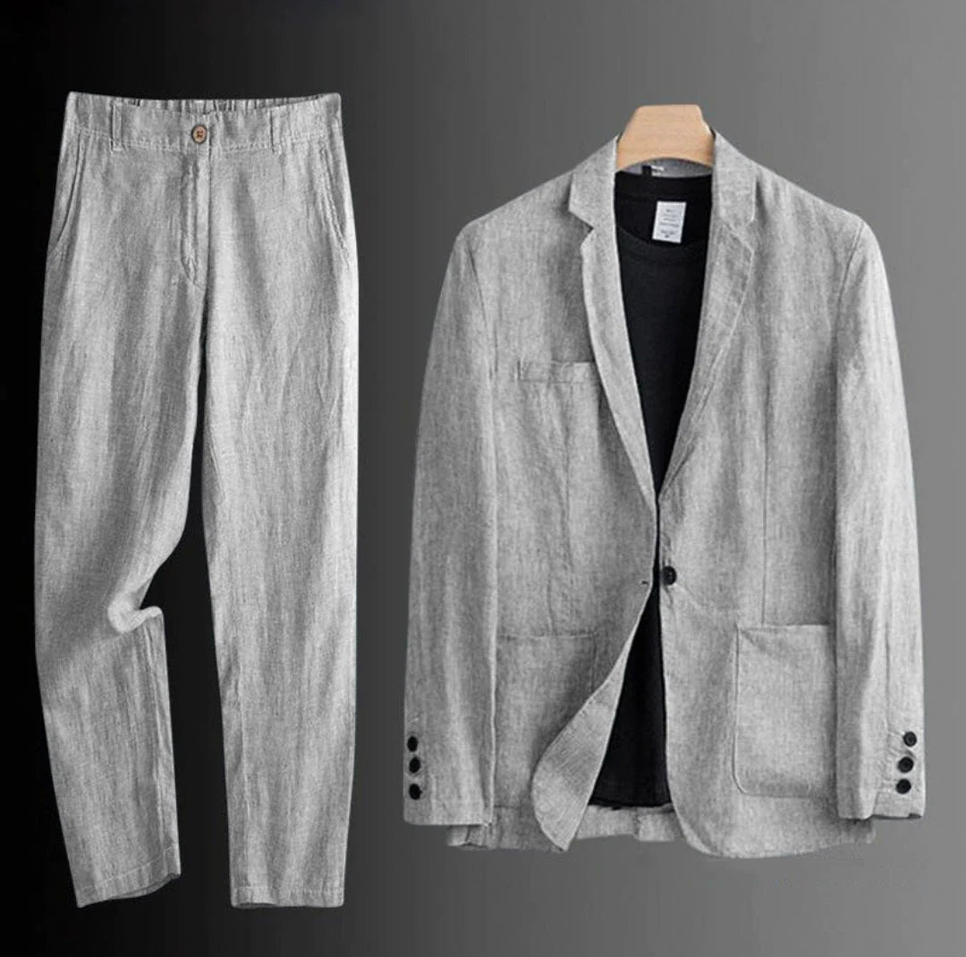 Herren Set | Elegant | Mit Knopfverschluss | Sommer