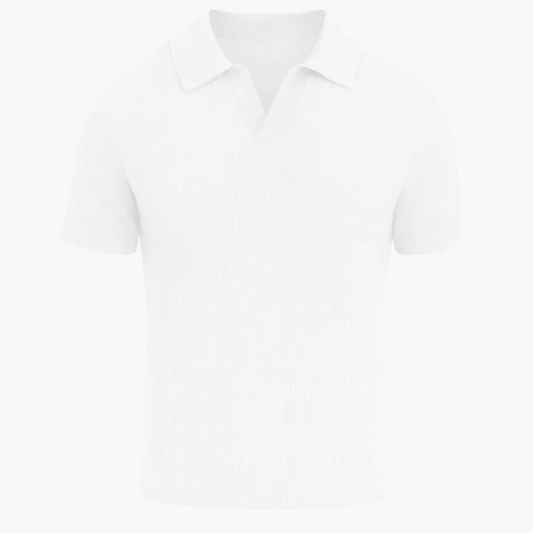 Herren Poloshirt | Gerippte Struktur | Kurzarm | Sommer
