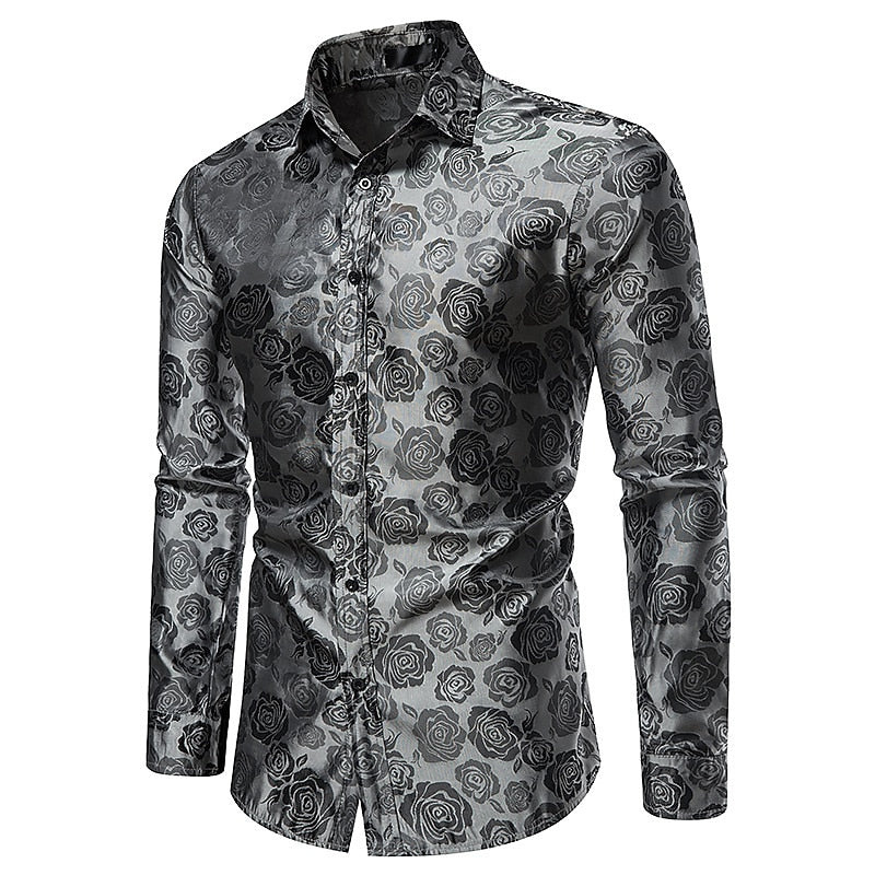 Herren Hemd | Elegantes Langarm Design | Stilvolle Kleider Mode