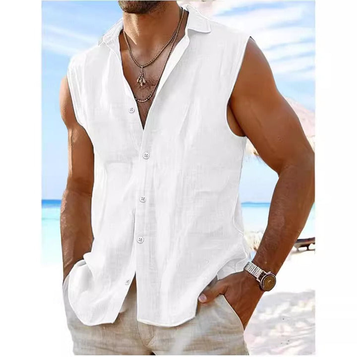 Herren Shirt | Regular Fit | Ärmellos | Sommer