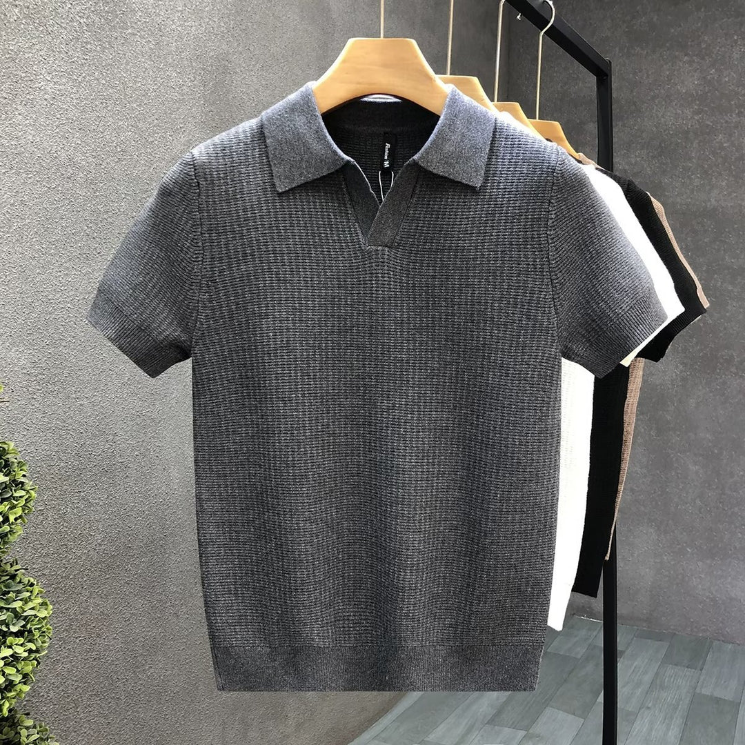 Herren Polo | Slimfit | Kurze Ärmel Knit | Sommer