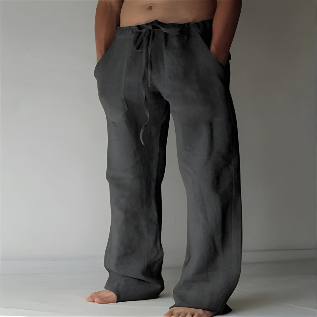 Herren Hose | Weite Passform | Kordelzug Bund | Sommer