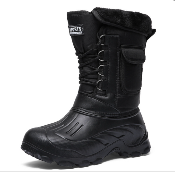 Winterschuhe Herren | Warme Slip-On Boots | Bequeme Schuhe