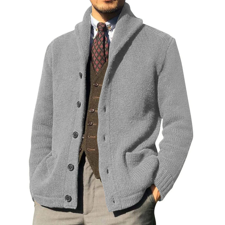 Herren Cardigan | Grobstrick Design | Modische Winter kleider