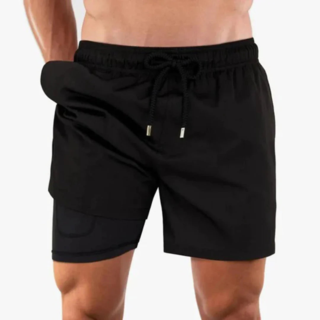 Herren Badeshorts | Straight | Tropisches Muster | Sommer