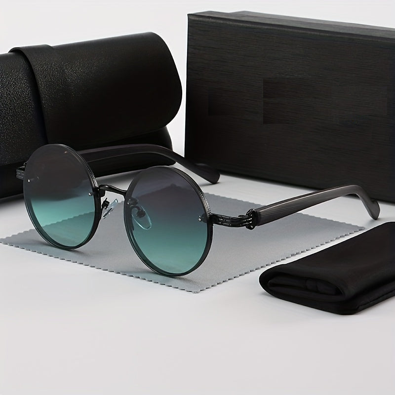 Herren Sonnenbrille | Retro | Rund Design | Sommer