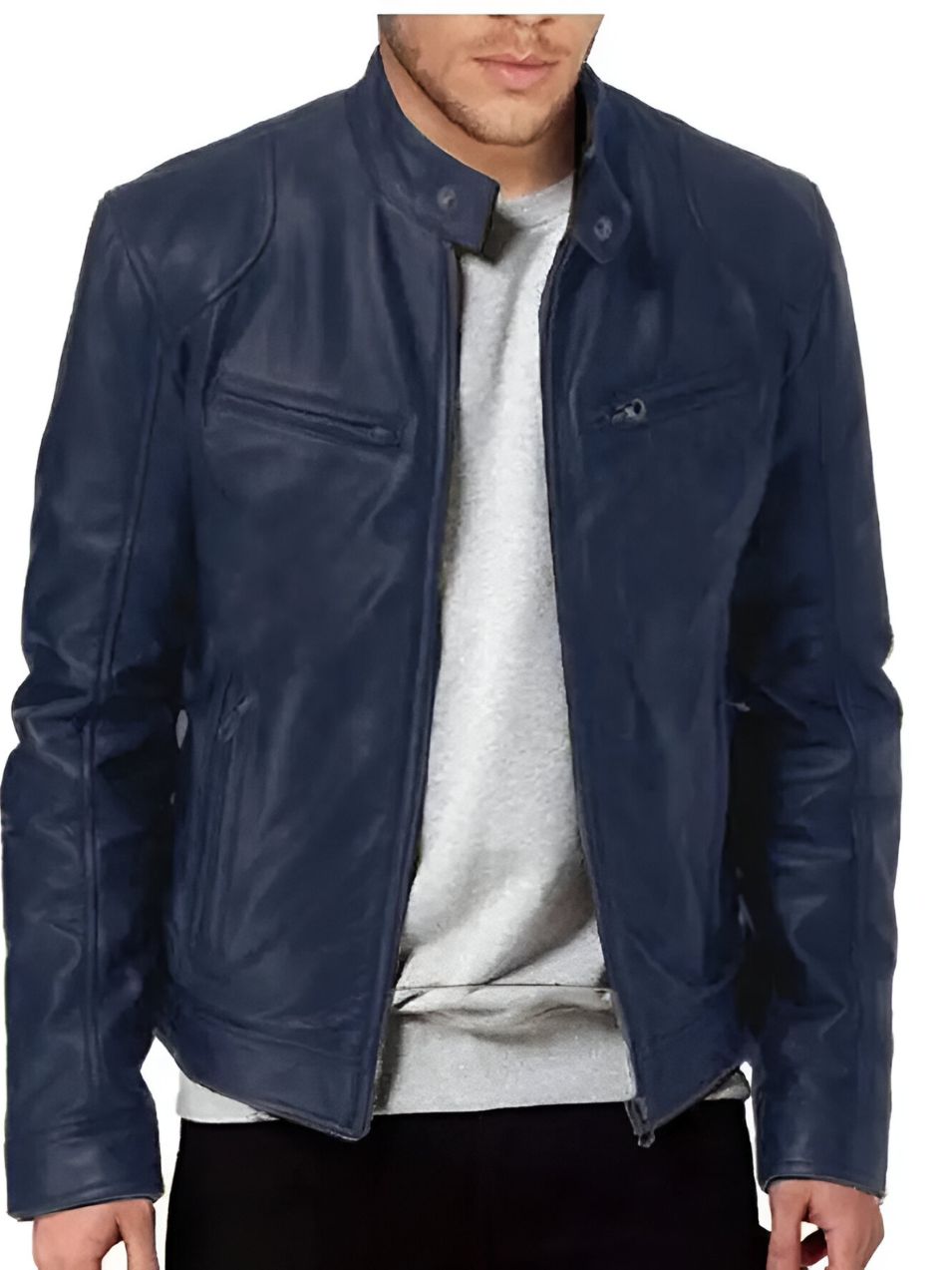 Herren Jacke | Slimfit | Mit Reißverschluss | Herbst