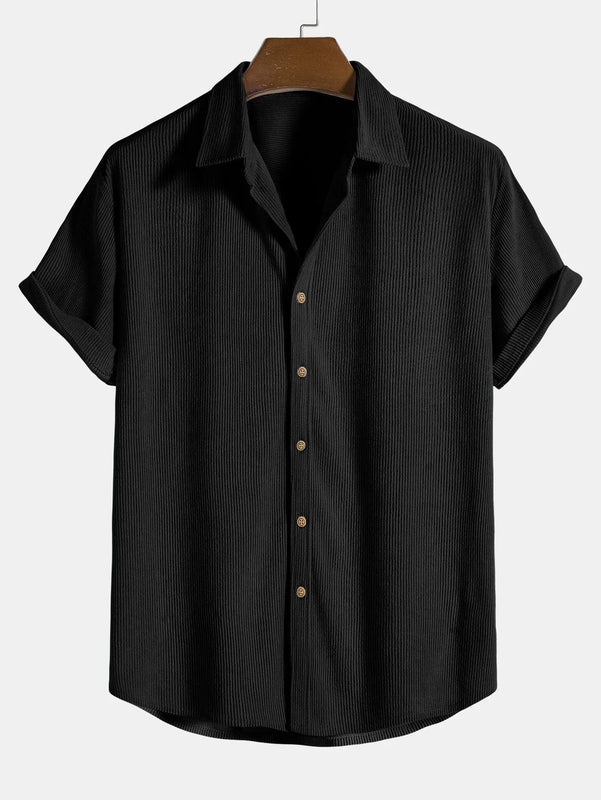 Herren Hemd | Straight | Mit Knöpfen | Sommer
