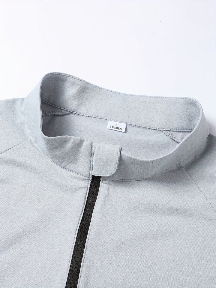 Herren Tops | Slimfit | Lange Ärmel | Halbreißverschluss