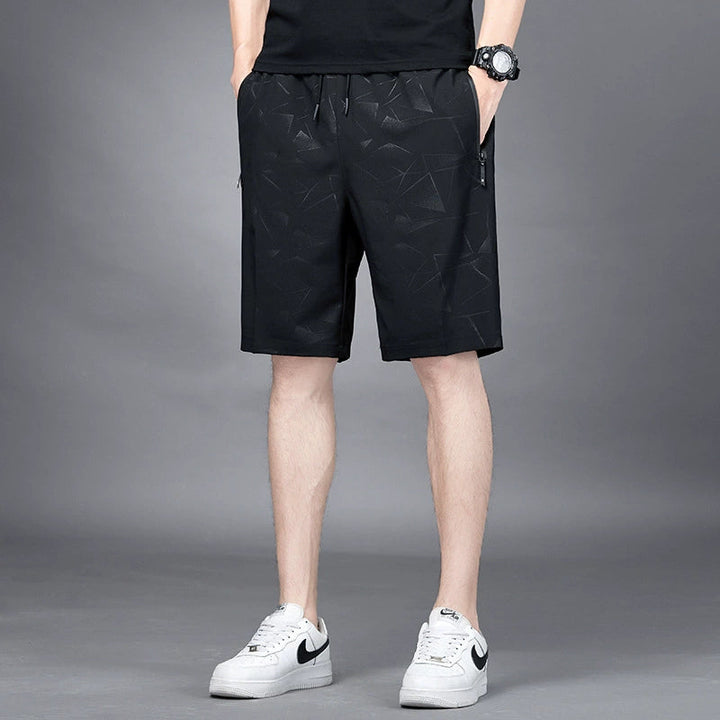 Herren Shorts | Straight | Mit Reißverschluss Detail | Sommer