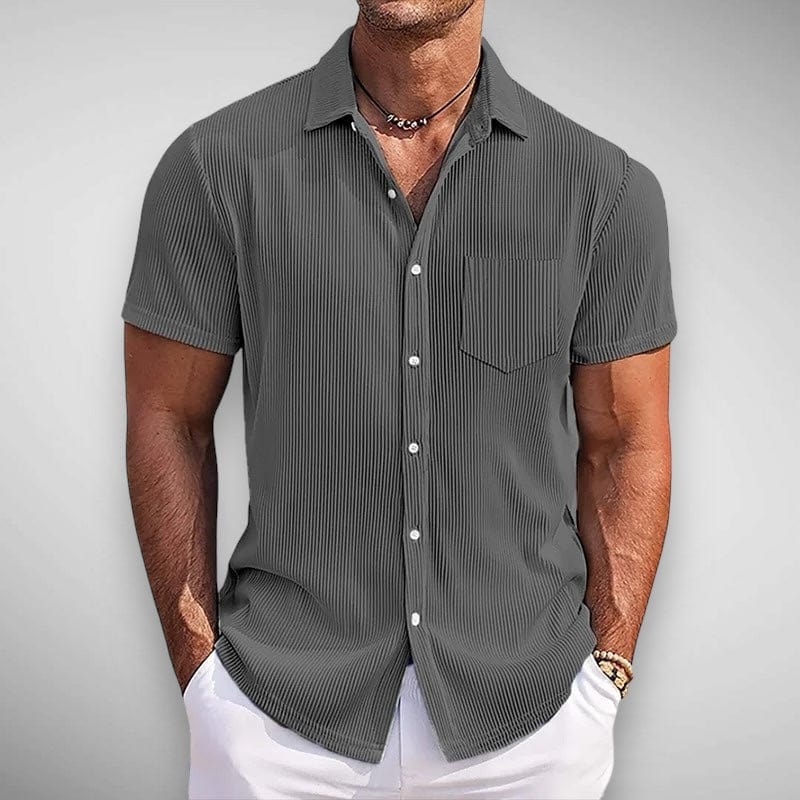 Herren Shirt | Slimfit | Mit Knöpfen | Sommer