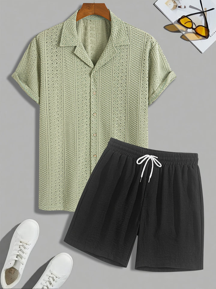 Herren Set | Elegant | Mit Knöpfen | Sommer
