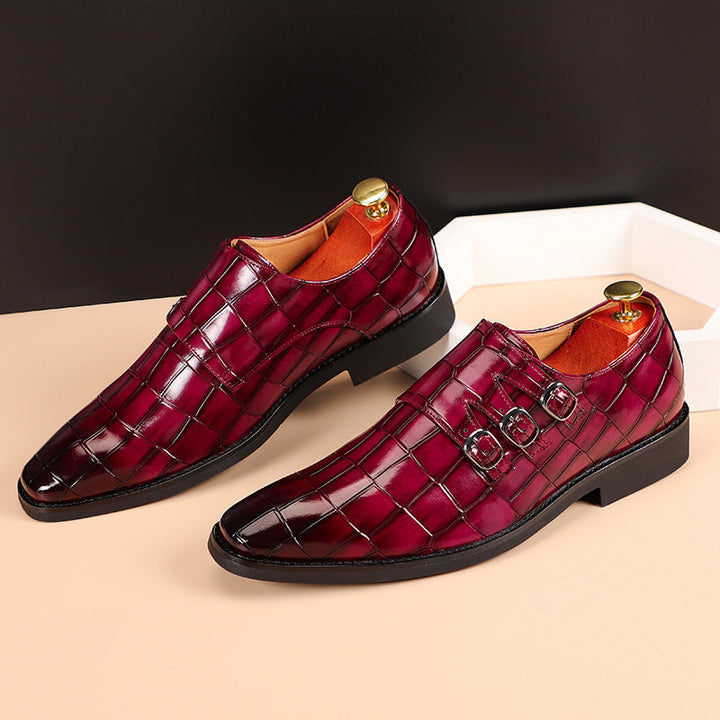 Herren Schuhe | Elegant Stil | Mit Schnalle | Retro Sommer
