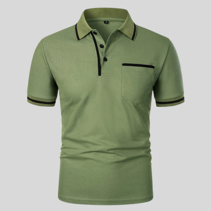 Herren Polohemd | Schmale Passform | Mit Knopfleiste | Sommer