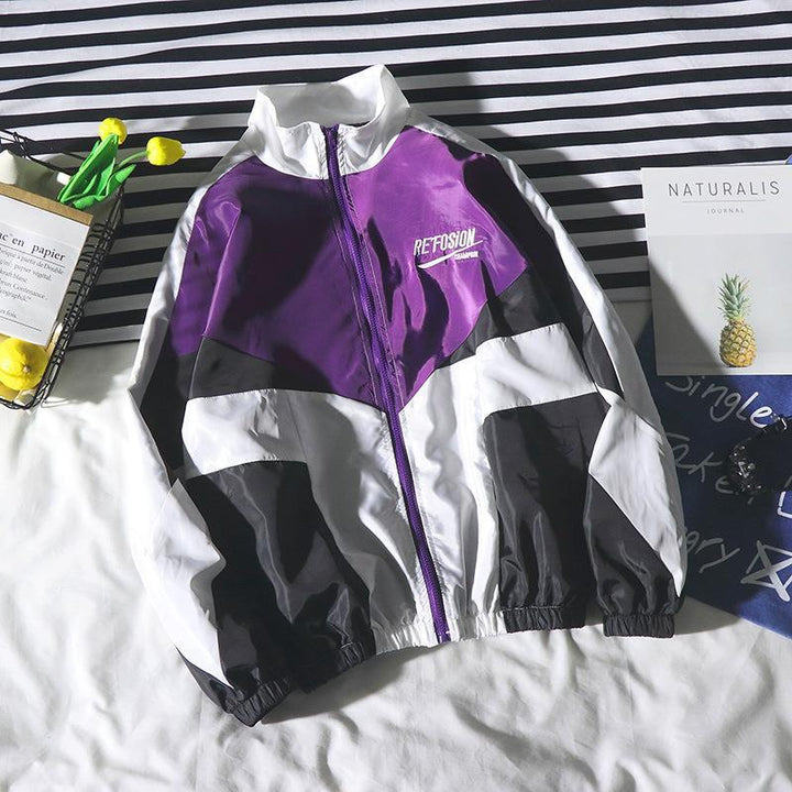 Winterjacke Herren | Dreifarbig Sportlich Design | Leichte Jacke Herren