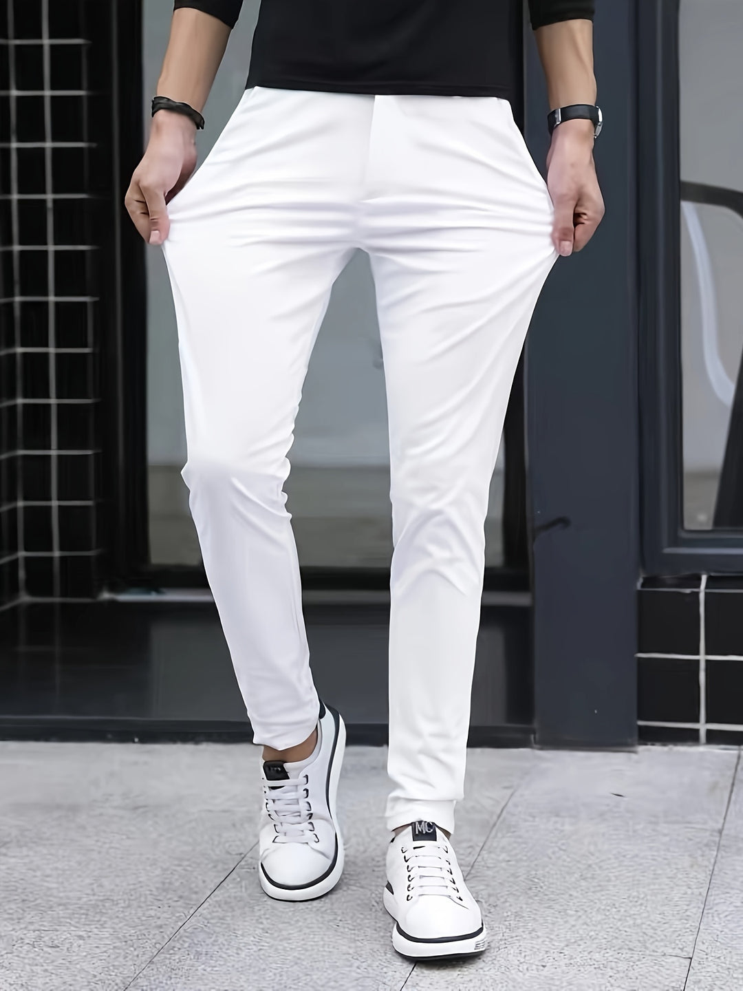 Herren Hose | Slimfit | Schlupfmodell | Sommer