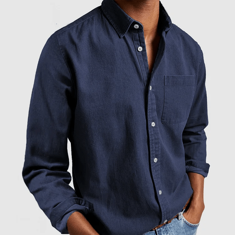 Herren Hemd | Casual Urban | Mit Knöpfen | Sommer