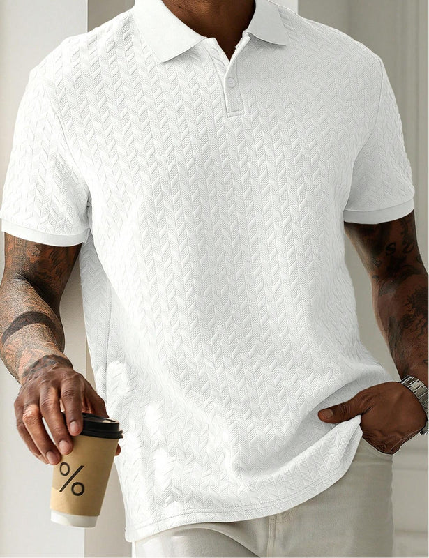 Herren Poloshirt | Elegant | Mit Knopfleiste | Sommer