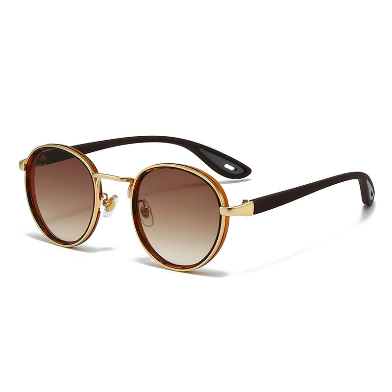 Herren Sonnenbrille | Retro Stil | Runde Gläser | Urban Sommer
