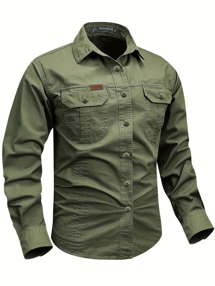 Herren Shirt | Slimfit | Mit Knopfleiste | Sommer Edge