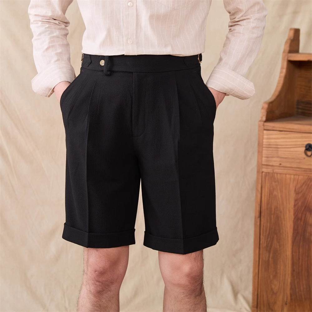 Herren Shorts | Elegant | Mit Knopfverschluss | Sommer