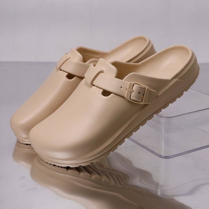 Herren Clogs | Elegant | Schnalle | Sommer
