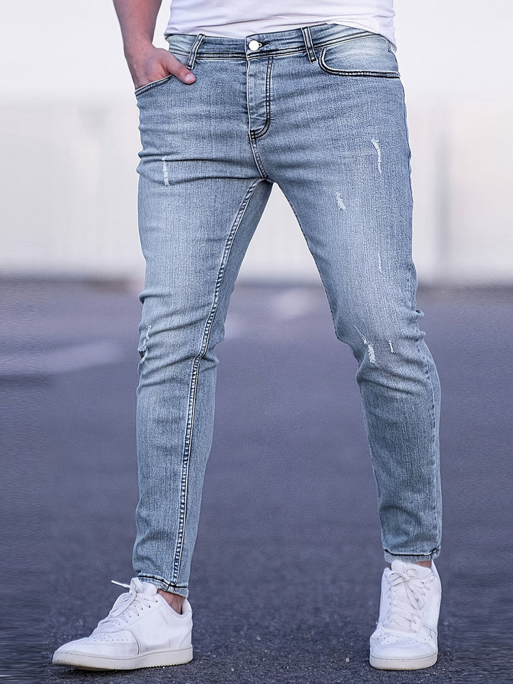 Herren Jeans | Slimfit | Mit Knopfverschluss | Sommer