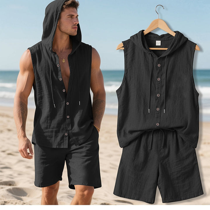 Herren Set | Elegant | Mit Kapuze | Sommer