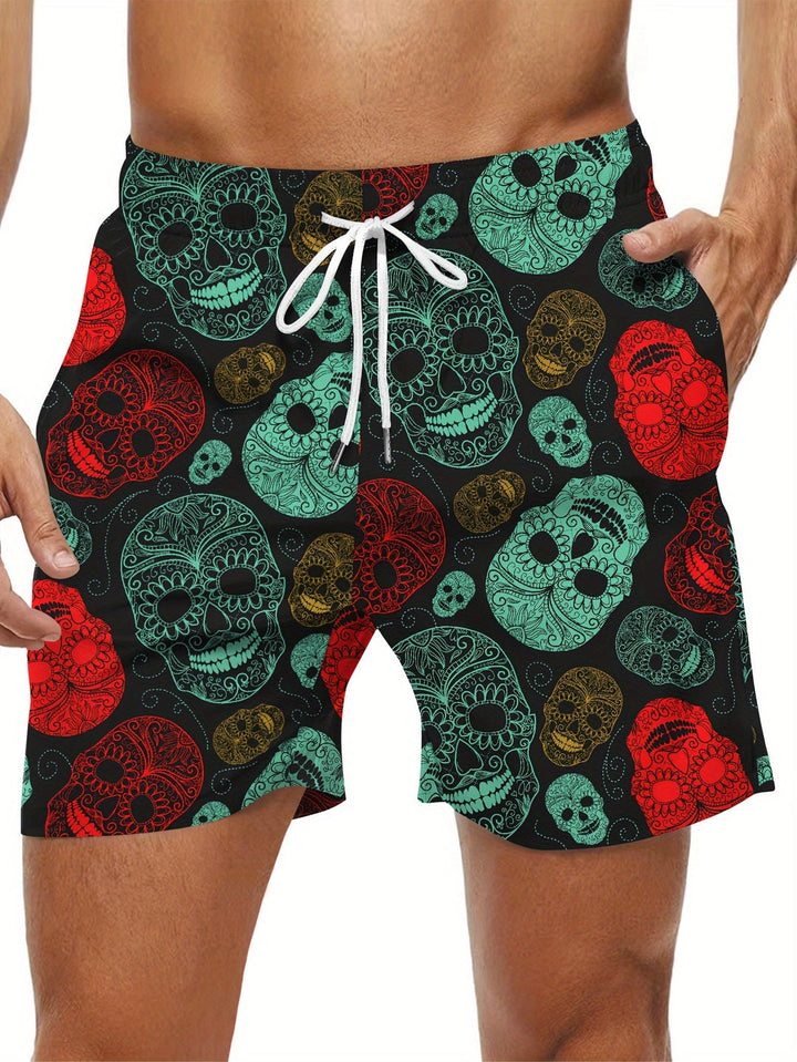 Herren Shorts | Straight | Mit Kordelzug | Sommer Print
