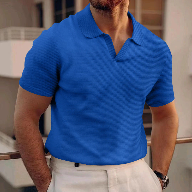 Herren Polo | Slimfit | Kurze Ärmel Ohne Knöpfe | Sommer