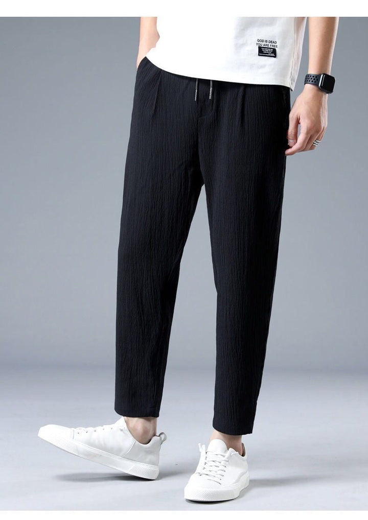 Herren Hose | Tapered | Mit Kordelzug | Sommer