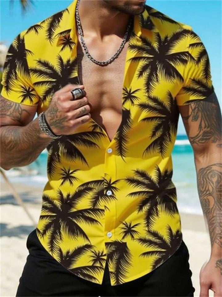 Herren Shirt | Slim Fit | Mit Knöpfen | Sommer