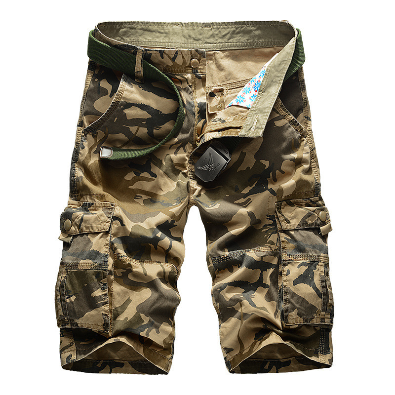 Herren Cargo Shorts | Straight | Mit Gürtel | Sommer