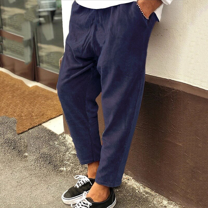 Herren Hose | Tapered | Elastischer Bund | Sommer