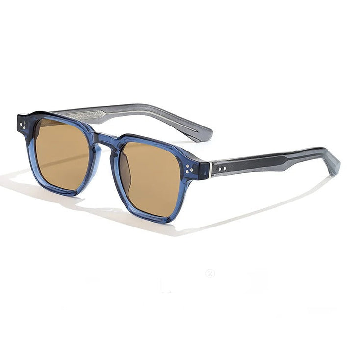 Herren Sonnenbrille | Transparentes Gestell | Verlaufsgläser | Sommer