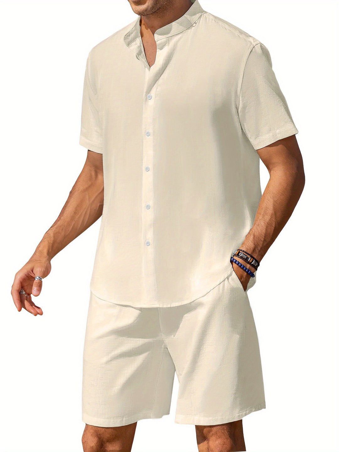 Herren Set | Elegant | Mit Knöpfen | Sommer